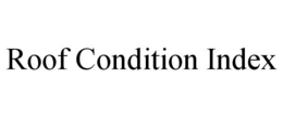 Mark drawing for ROOF CONDITION INDEX