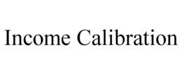 Mark drawing for INCOME CALIBRATION