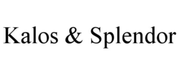 Mark drawing for KALOS & SPLENDOR