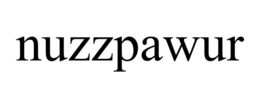 Mark drawing for NUZZPAWUR