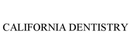 Mark drawing for CALIFORNIA DENTISTRY