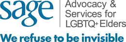 Mark drawing for SAGE ADVOCACY & SERVICES FOR LGBTQ+ ELDERS WE REFUSE TO BE INVISIBLE