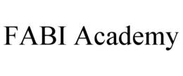 Mark drawing for FABI ACADEMY