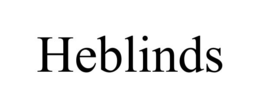 Mark drawing for HEBLINDS