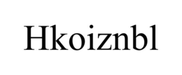 Mark drawing for HKOIZNBL
