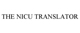 Mark drawing for THE NICU TRANSLATOR