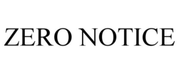 Mark drawing for ZERO NOTICE