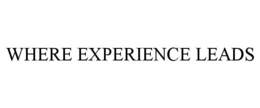 Mark drawing for WHERE EXPERIENCE LEADS