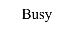 Mark drawing for BUSY