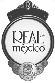 Mark drawing for R REAL DE MEXICO 100% AGAVE HECHO EN MEXICO