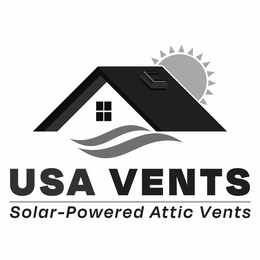 Mark drawing for USA VENTS SOLAR-POWERED ATTIC VENTS
