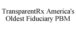 Mark drawing for TRANSPARENTRX AMERICA'S OLDEST FIDUCIARY PBM
