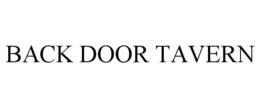Mark drawing for BACK DOOR TAVERN
