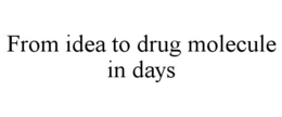 Mark drawing for FROM IDEA TO DRUG MOLECULE IN DAYS