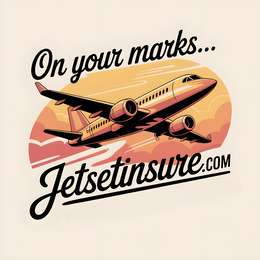 Mark drawing for ON YOUR MARKS... JETSETINSURE.COM
