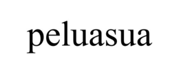 Mark drawing for PELUASUA
