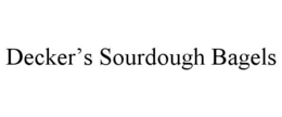 Mark drawing for DECKER’S SOURDOUGH BAGELS