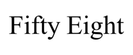 Mark drawing for FIFTY EIGHT