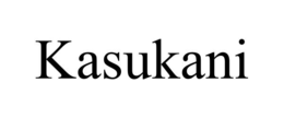 Mark drawing for KASUKANI