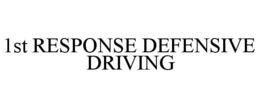 Mark drawing for 1ST RESPONSE DEFENSIVE DRIVING