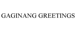 Mark drawing for GAGINANG GREETINGS
