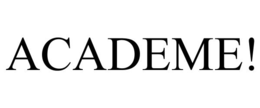 Mark drawing for ACADEME!