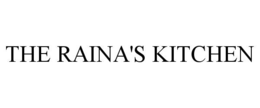 Mark drawing for THE RAINA'S KITCHEN