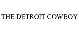 Mark drawing for THE DETROIT COWBOY