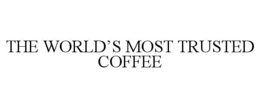 Mark drawing for THE WORLD’S MOST TRUSTED COFFEE