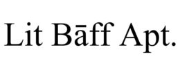 Mark drawing for LIT BĀFF APT.