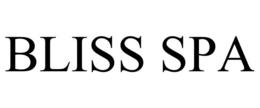 Mark drawing for BLISS SPA