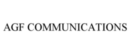 Mark drawing for AGF COMMUNICATIONS