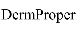Mark drawing for DERMPROPER