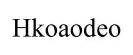 Mark drawing for HKOAODEO