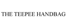 Mark drawing for THE TEEPEE HANDBAG