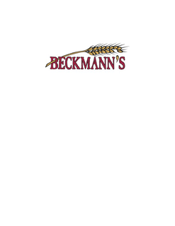 Mark drawing for BECKMANN'S