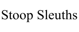 Mark drawing for STOOP SLEUTHS