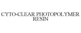 Mark drawing for CYTO-CLEAR PHOTOPOLYMER RESIN