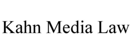 Mark drawing for KAHN MEDIA LAW