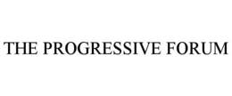 Mark drawing for THE PROGRESSIVE FORUM