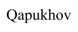 Mark drawing for QAPUKHOV