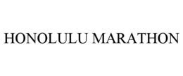 Mark drawing for HONOLULU MARATHON