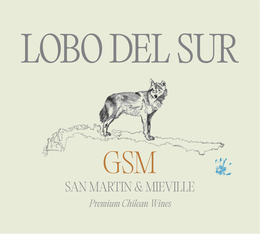 Mark drawing for LOBO DEL SUR GSM SAN MARTIN & MIEVILLE GSM PREMIUM CHILEAN WINES