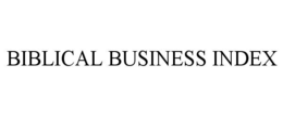 Mark drawing for BIBLICAL BUSINESS INDEX