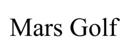 Mark drawing for MARS GOLF