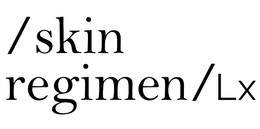 Mark drawing for / SKIN REGIMEN / LX