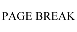Mark drawing for PAGE BREAK