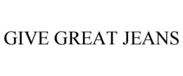 Mark drawing for GIVE GREAT JEANS