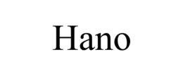 Mark drawing for HANO