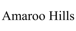 Mark drawing for AMAROO HILLS